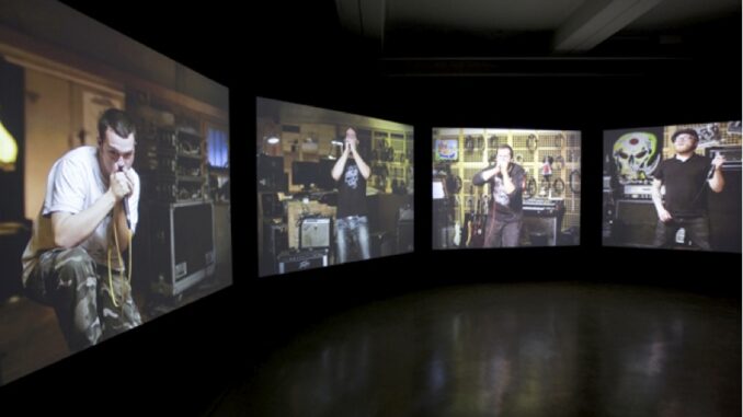 Matt Stokes, Cantata Profana, installation view at Baltic (2011).