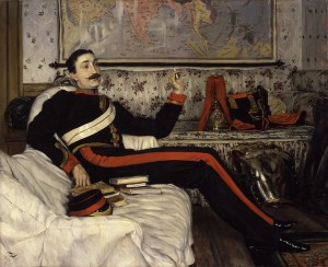 Frederick Gustavus Burnaby (1842-1885), painted by Tissot