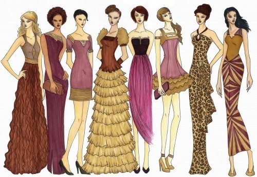 “Golden Girls” Fashion Design Illustration
