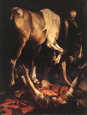 453px Caravaggio The Conversion on the Way to Damascus