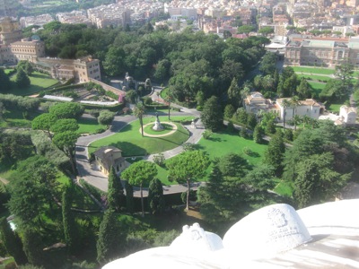 Vatican gardens