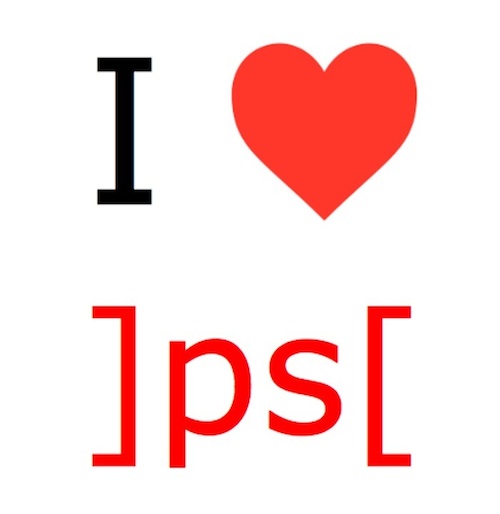 I love ]ps[ logo