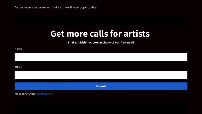 Calls for artists
